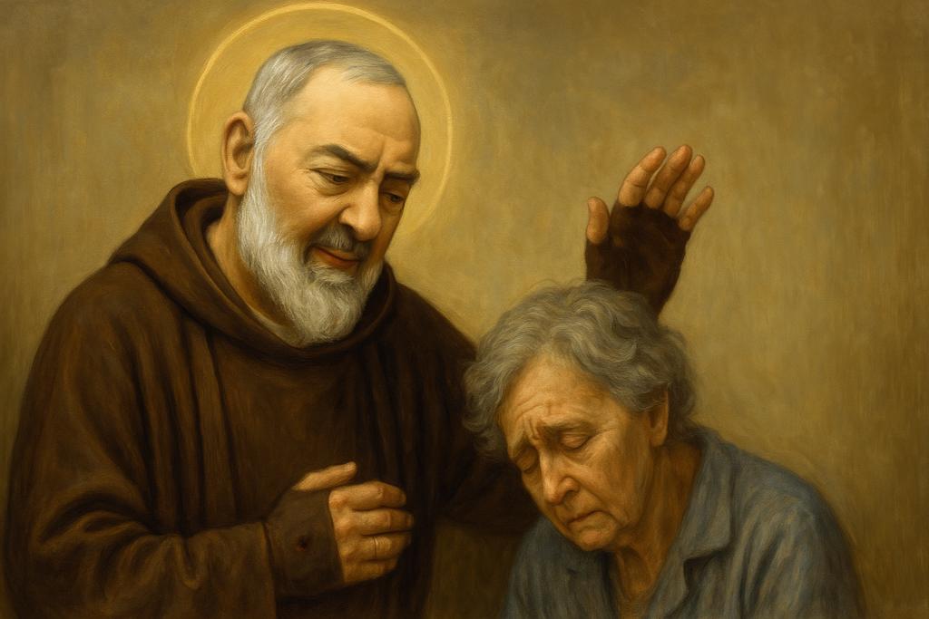 Preghiera a Padre Pio per la pace nella sofferenza per i malati di demenza
